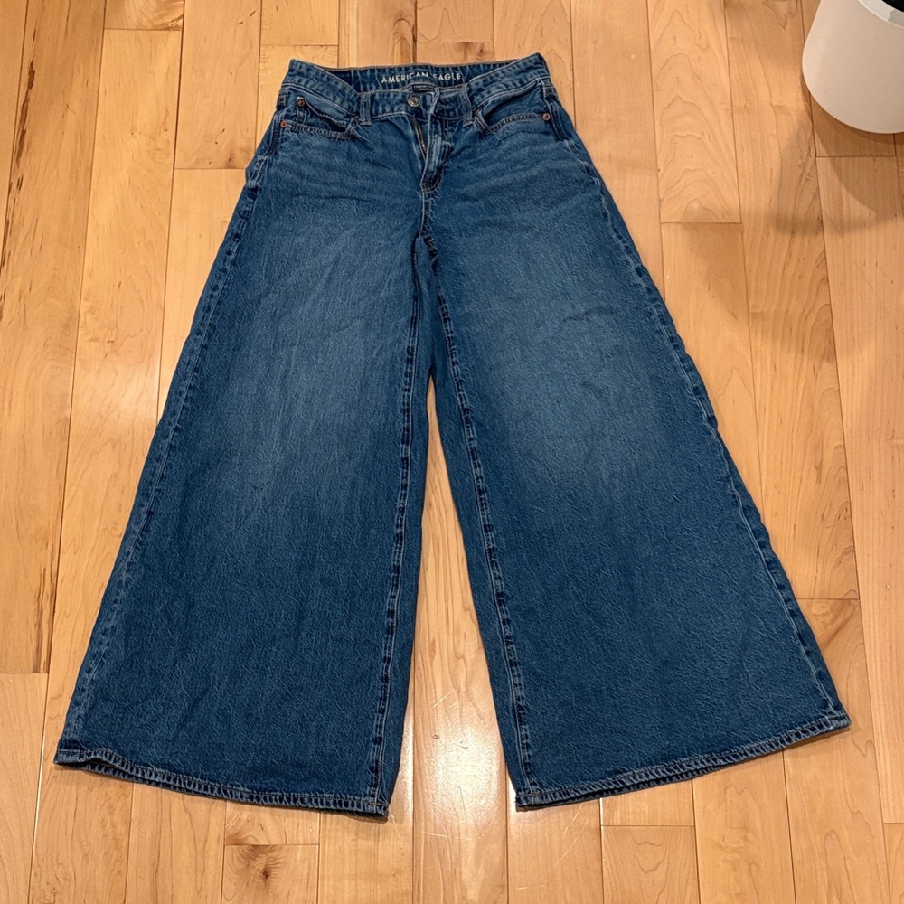 american eagle womens wide leg jeans
